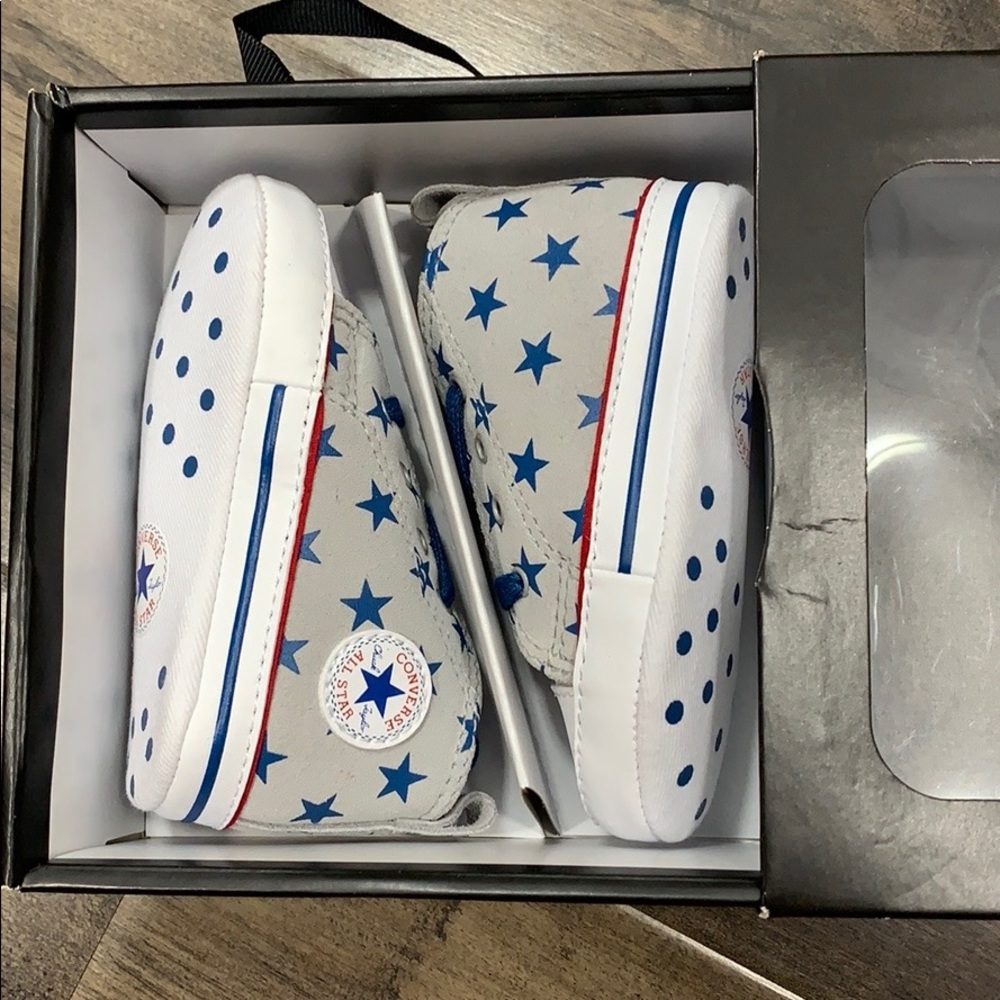 CONVERSE CTAS FIRST STAR HI ASH GREY/COU - Picture 5 of 16